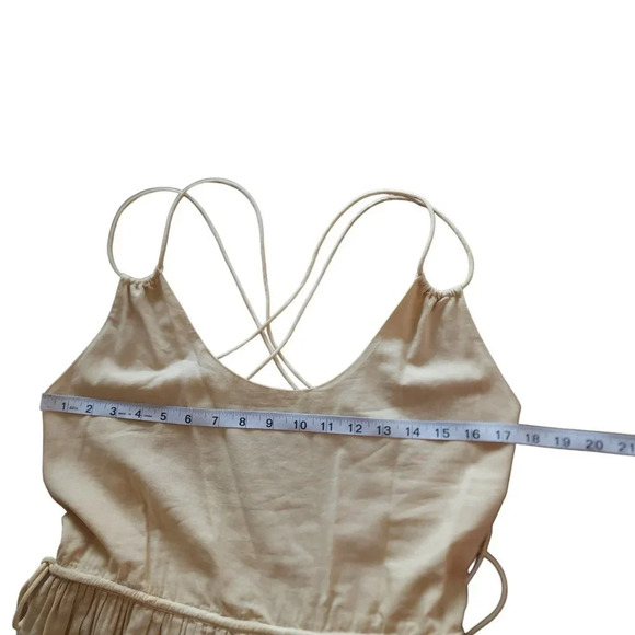 NWT The Kooples ombre khaki maxi dress with knot back - Picture 9 of 12